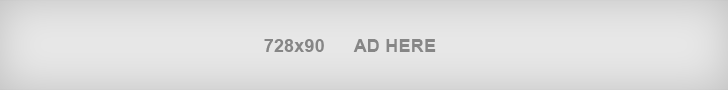 728x90 ad banner sample placeholder